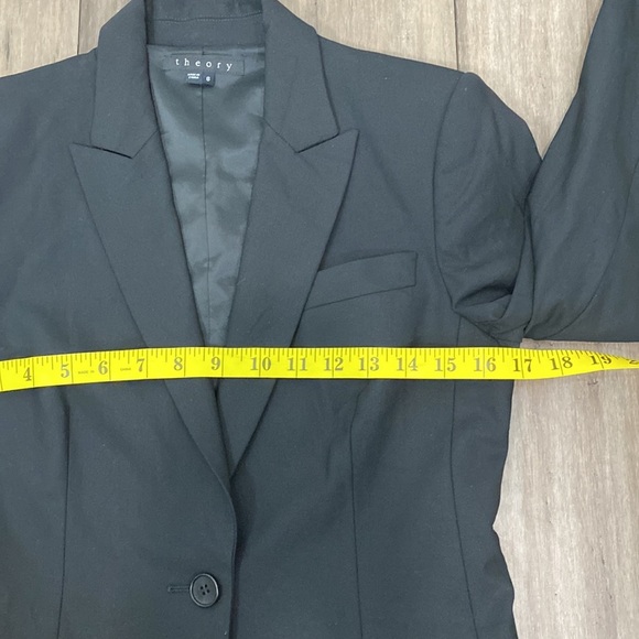 Theory‎ Gabe B Taylor blazer jacket black - Picture 8 of 9